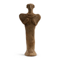 Syro-Hittite terracotta fertility figure, 1500–900 B.C., Astarte idol, provenance Canadian and Essex collections.